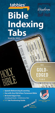 Gold Bible Tabbies - English