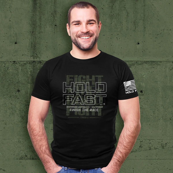 HOLD FAST Men's T-Shirt Finish The Race