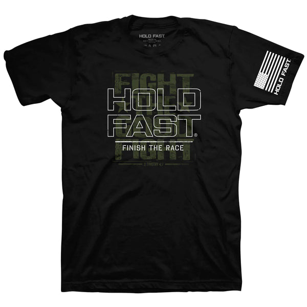 HOLD FAST Men's T-Shirt Finish The Race