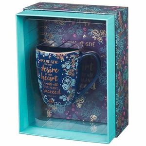 May He Give You the Desire of Your Heart, Journal and Mug Gift Set