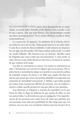 Perdona Lo Que No Puedes Olvidar
