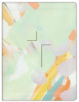 The Jesus Bible, ESV Edition--soft leather-look, multi-color/teal