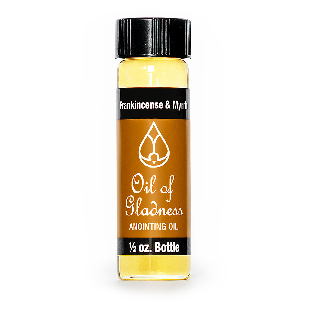 Oil of Gladness Anointing Oil, Frankincense and Myrrh