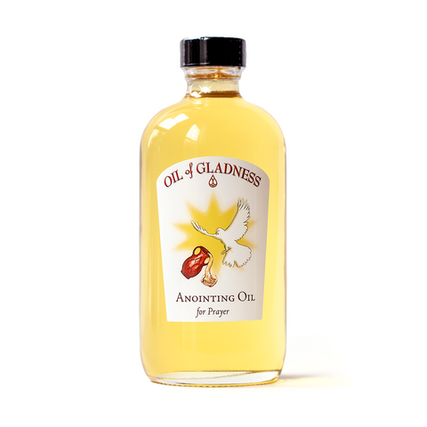 Oil of Gladness Anointing Oil Frankincense and Myrrh 8 oz.