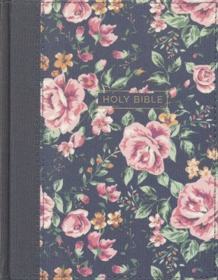 NKJV Journal the Word Bible Gray Floral