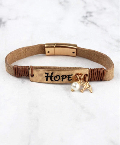 Gold Hope Bracelet