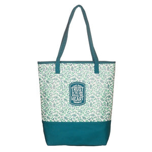 Trust in the Lord Green Tote Bag