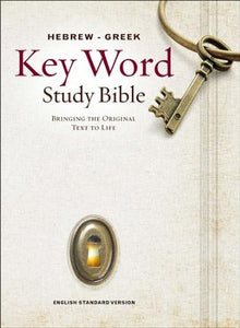ESV Key Word Study Bible, Genuine Leather, Black, Thumb-Indexed
