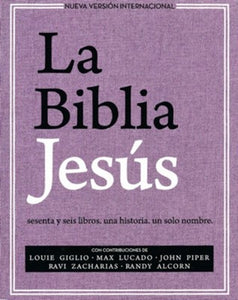 La Biblia Jesus NVI, Tapa Dura, Tela Lavanda