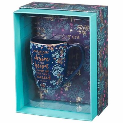 Strength and Dignity Pink Butterfly Garden Ceramic Coffee Mug with Exposed  Clay Base - Proverbs 31:25