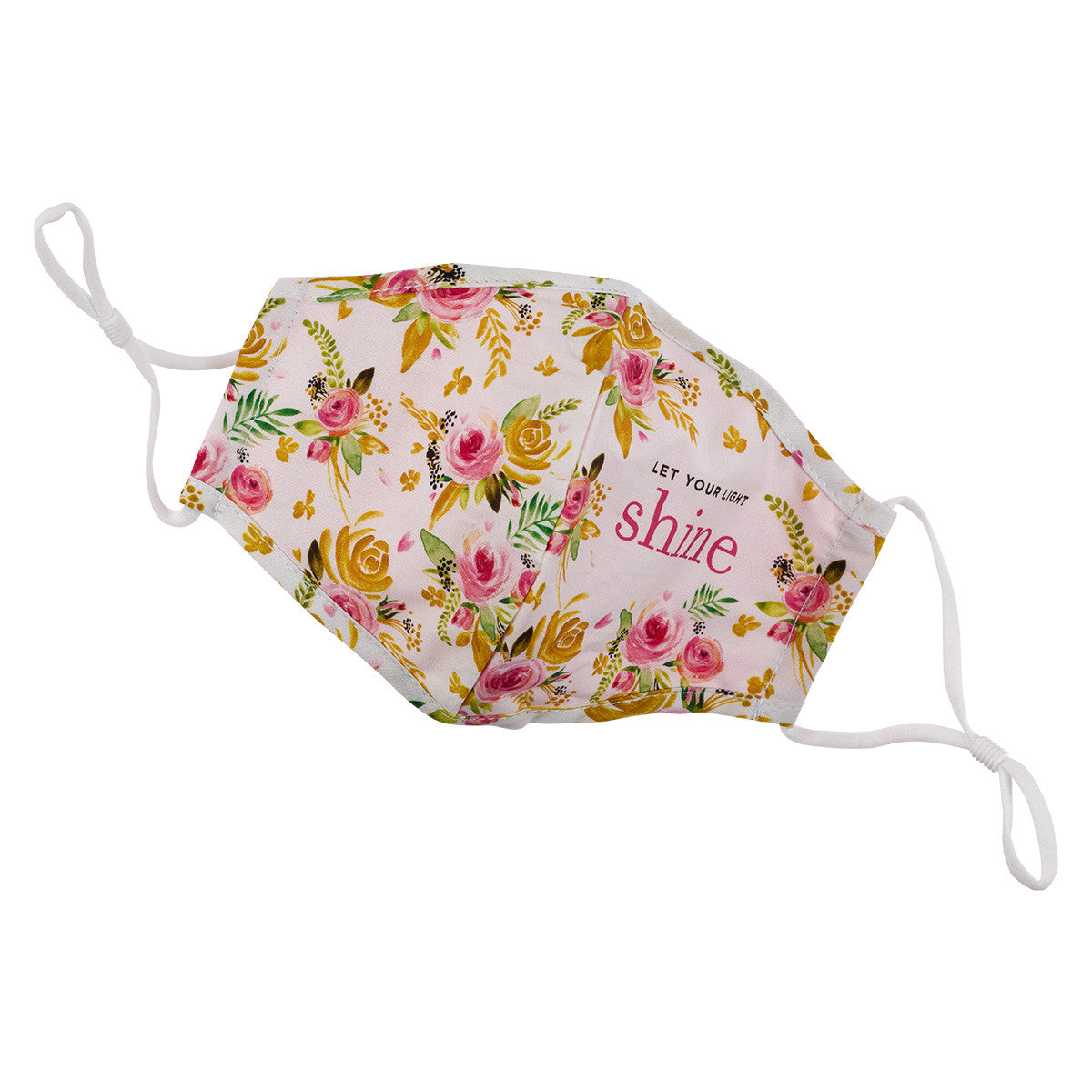 Let Your Light Shine Reusable Floral Cotton Face Mask