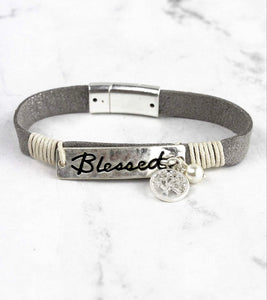 Silver/Gray Blessed Bracelet