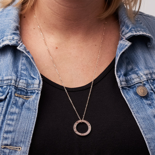 Wonderfully Made Ring Drop Necklace