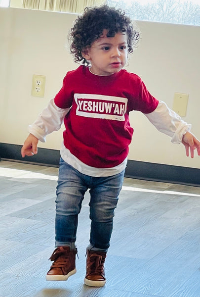 Yeshuw'ah Toddlers T-Shirt - Garnet